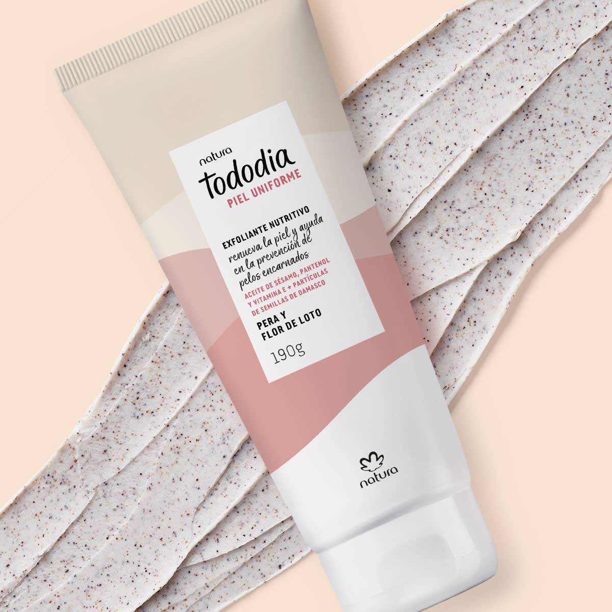 EXFOLIANTE NUTRITIVO CORPORAL PERA Y FLOR DE LOTO TODODIA PIEL UNIFORME 190 G2