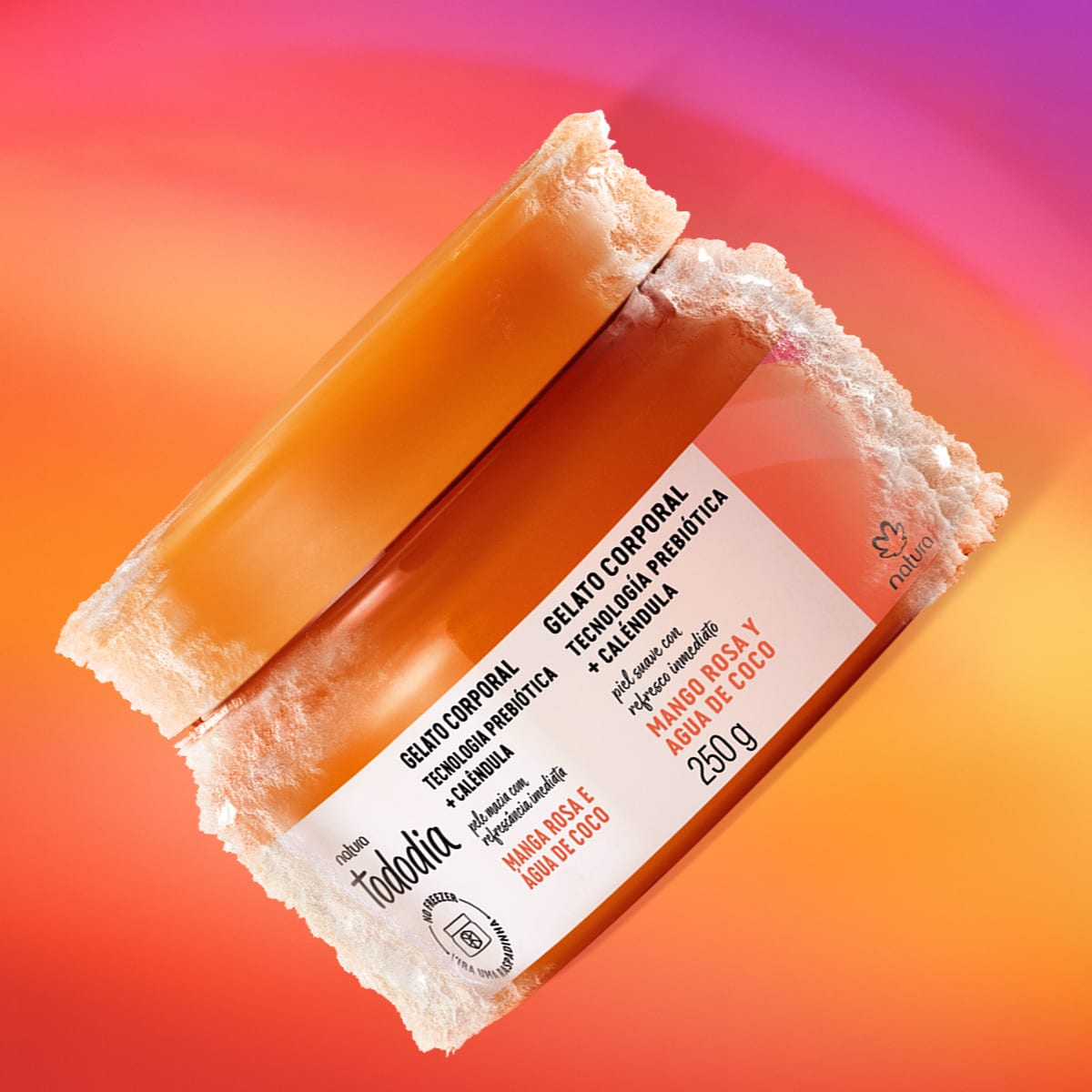 GELATO CORPORAL MANGO ROSA Y AGUA DE COCO 250 G5