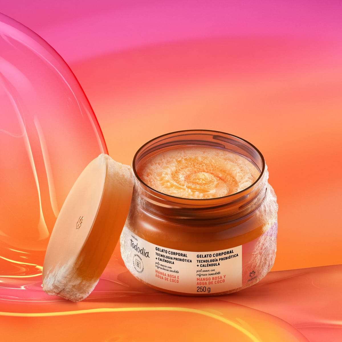 GELATO CORPORAL MANGO ROSA Y AGUA DE COCO 250 G4