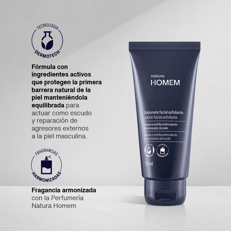 JABON FACIAL EXFOLIANTE HOMEM 75 ML2