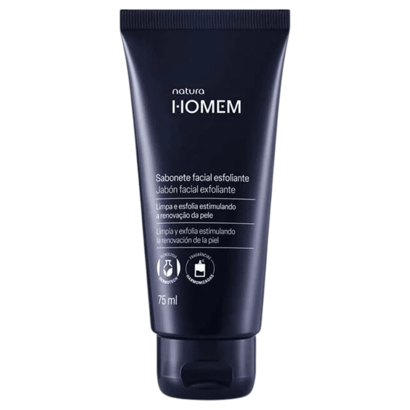 JABON FACIAL EXFOLIANTE HOMEM 75 ML 0