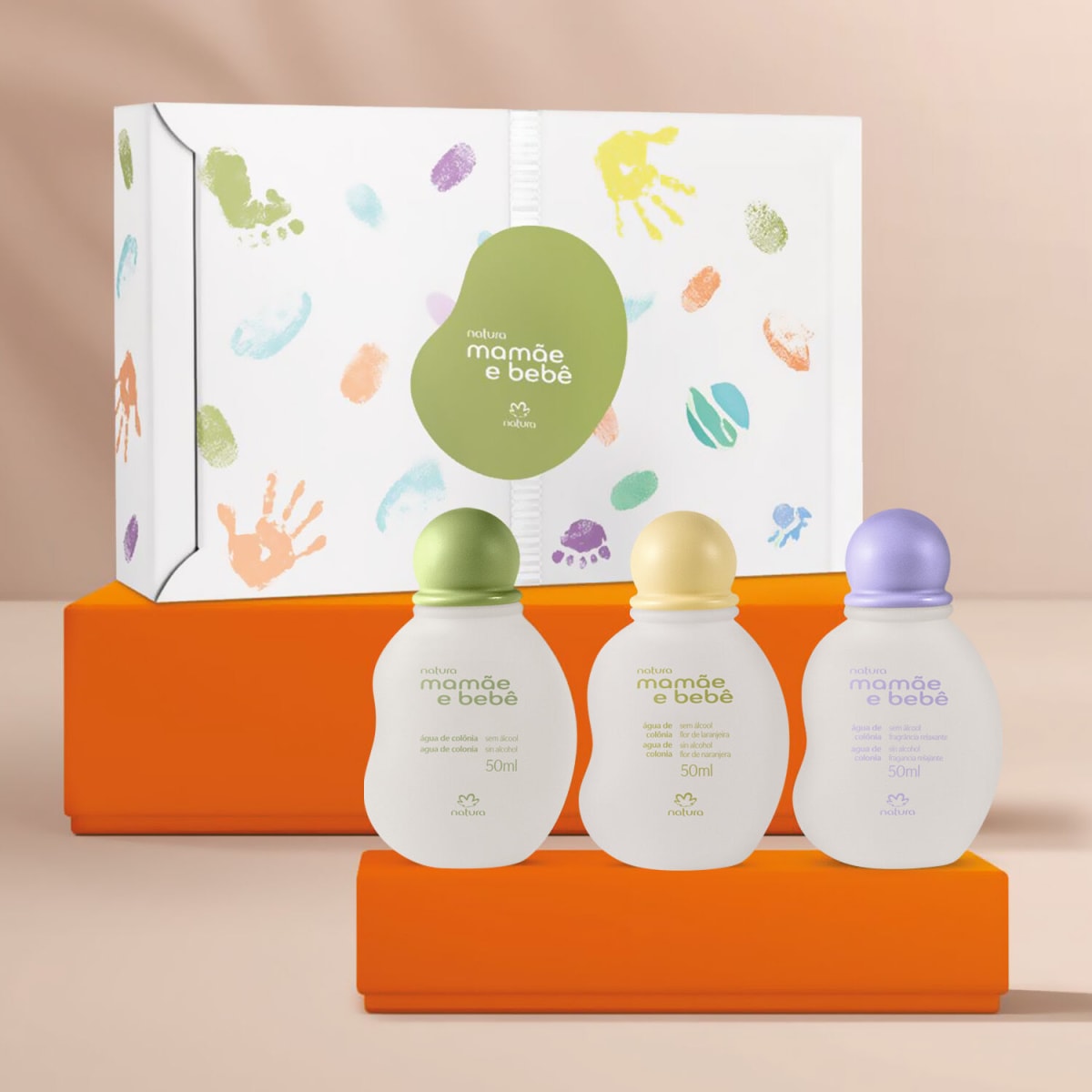 KIT 3 COLONIAS MIXTOS MAMA Y BEBE 50 ML C/U2