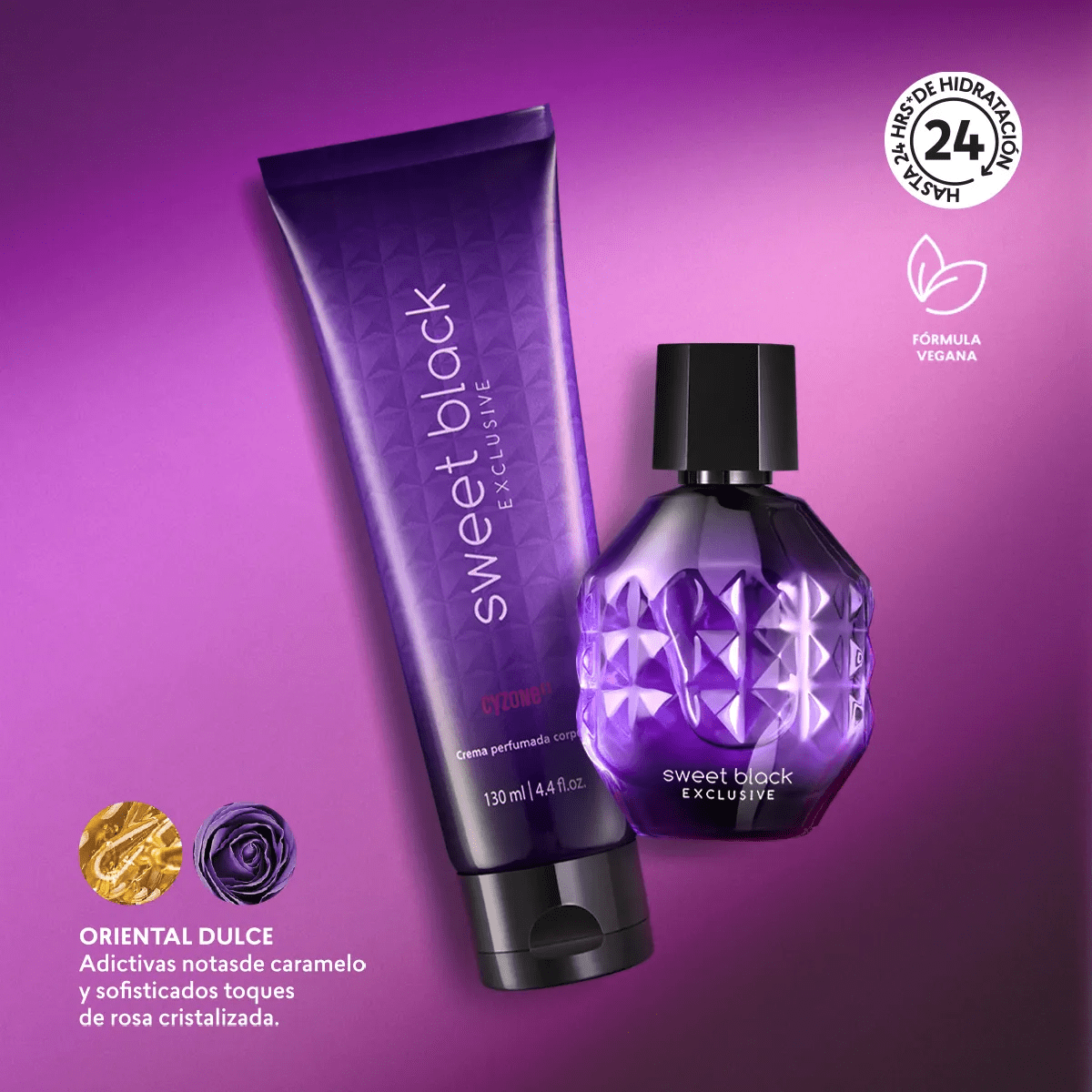 LOCION CORPORAL SWEET BLACK EXCLUSIVE 130 ML2