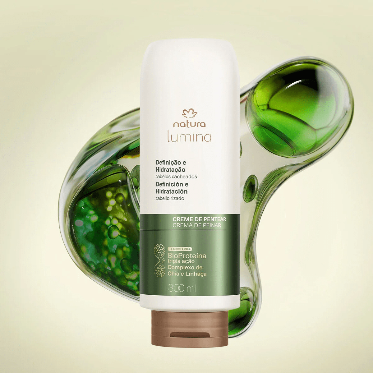 CREMA DE PEINAR CABELLO RIZADO LUMINA 300 ML2