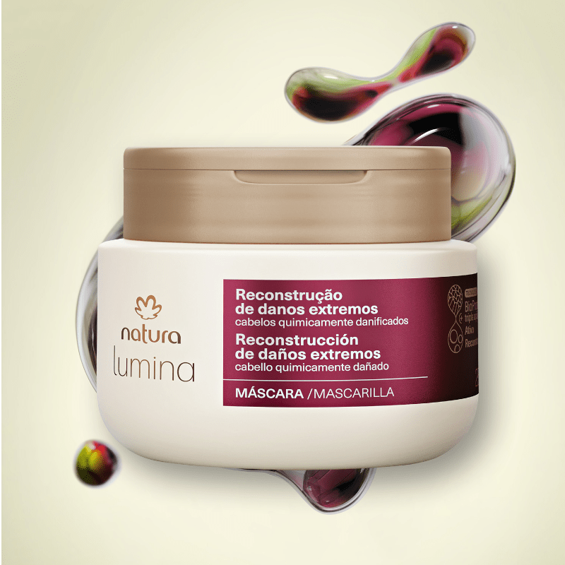 MASCARA DE CABELLO QUIMICAMENTE DAÑADO LUMINA 250 ML2
