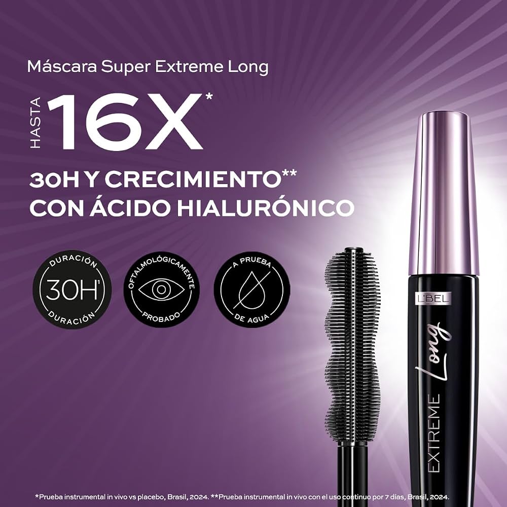 MASCARA EXTREME LONG NEGRO APA LBEL2