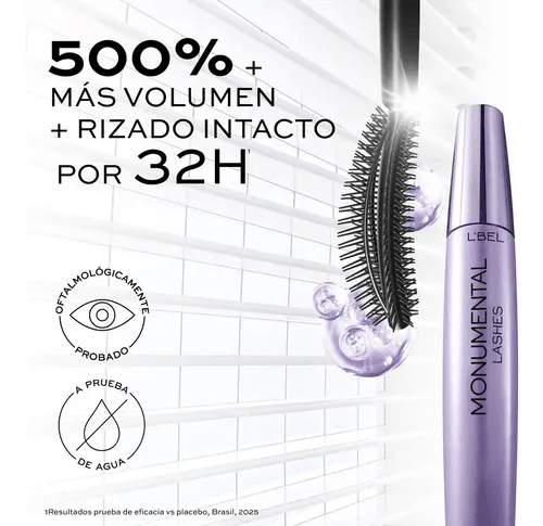 MASCARA MONUMENTAL LASHES NEGRO APA LBEL2
