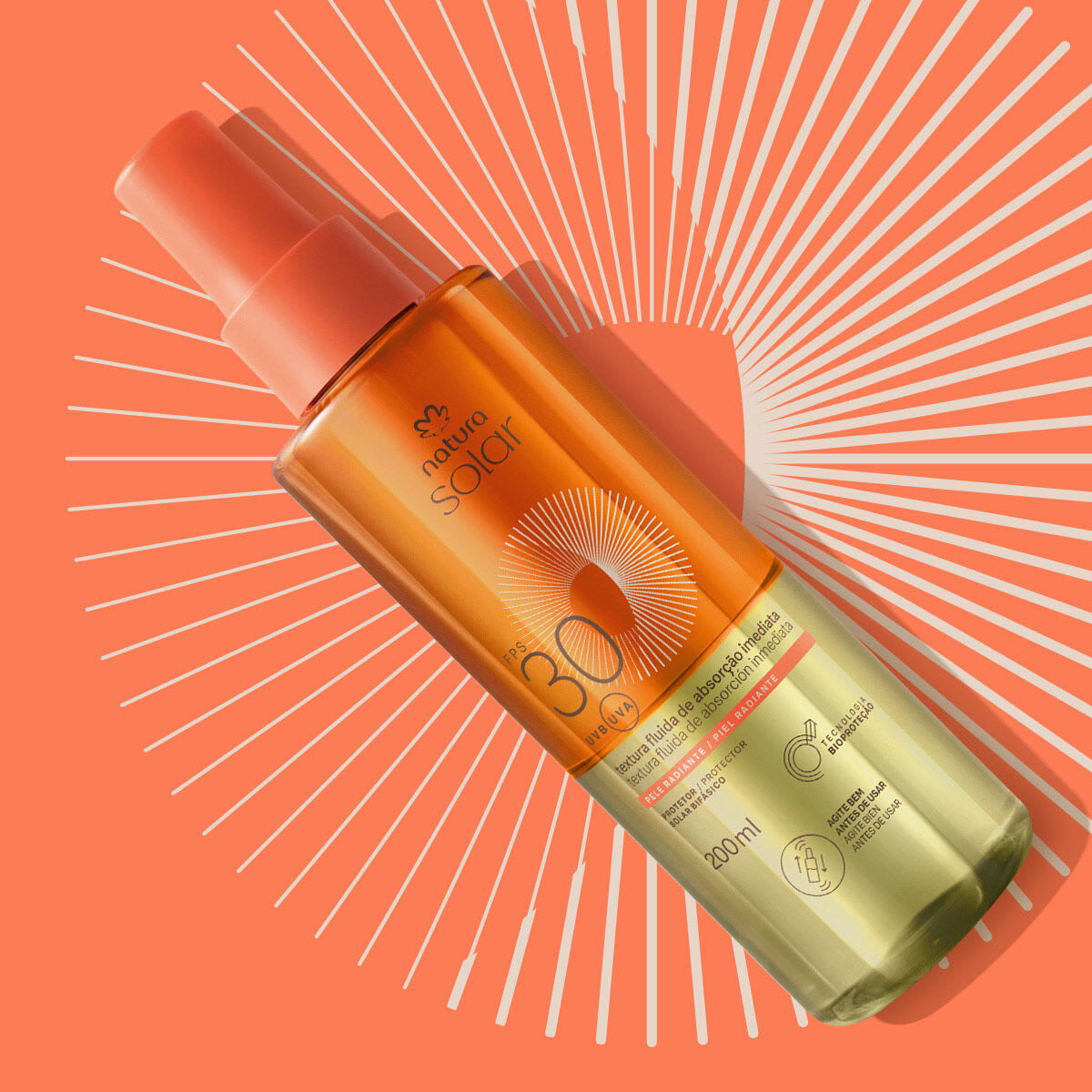 PROTECTOR SOLAR BIFASICO 30 FPS SOLAR 200 ML2