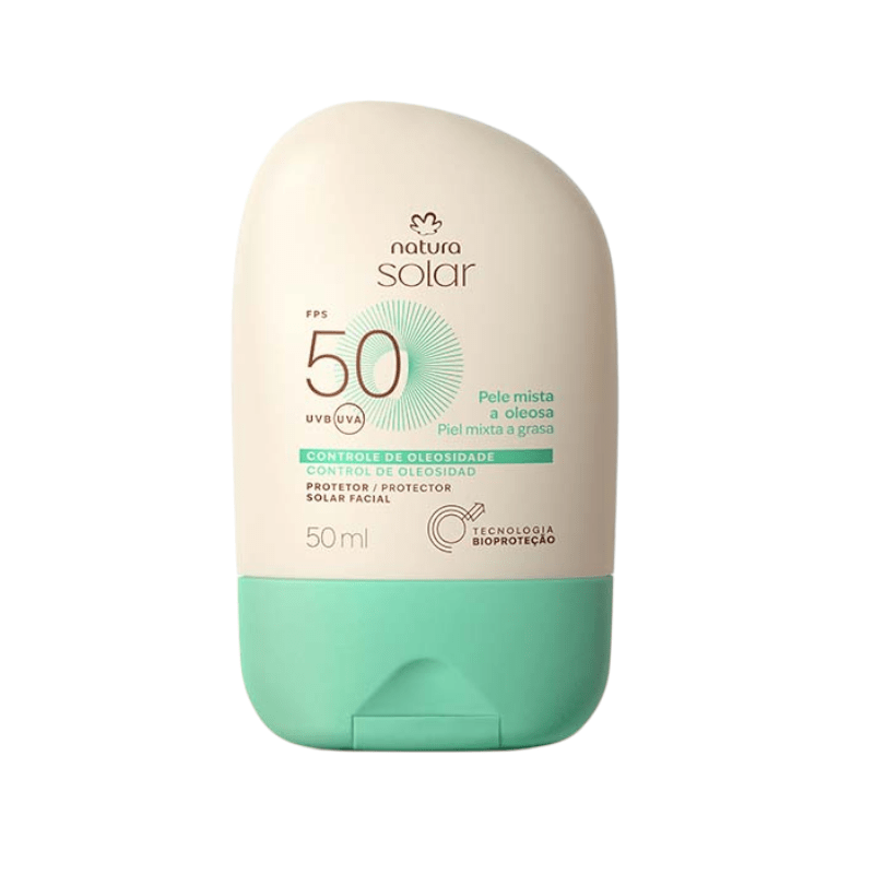 PROTECTOR SOLAR FACIAL PIEL MIXTA A OLEOSA 50 FPS SOLAR NATURA 50 ML 0