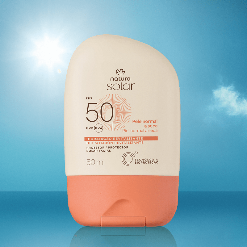 PROTECTOR SOLAR FACIAL PIEL NORMAL A SECA 50 FPS SOLAR NATURA 50 ML2