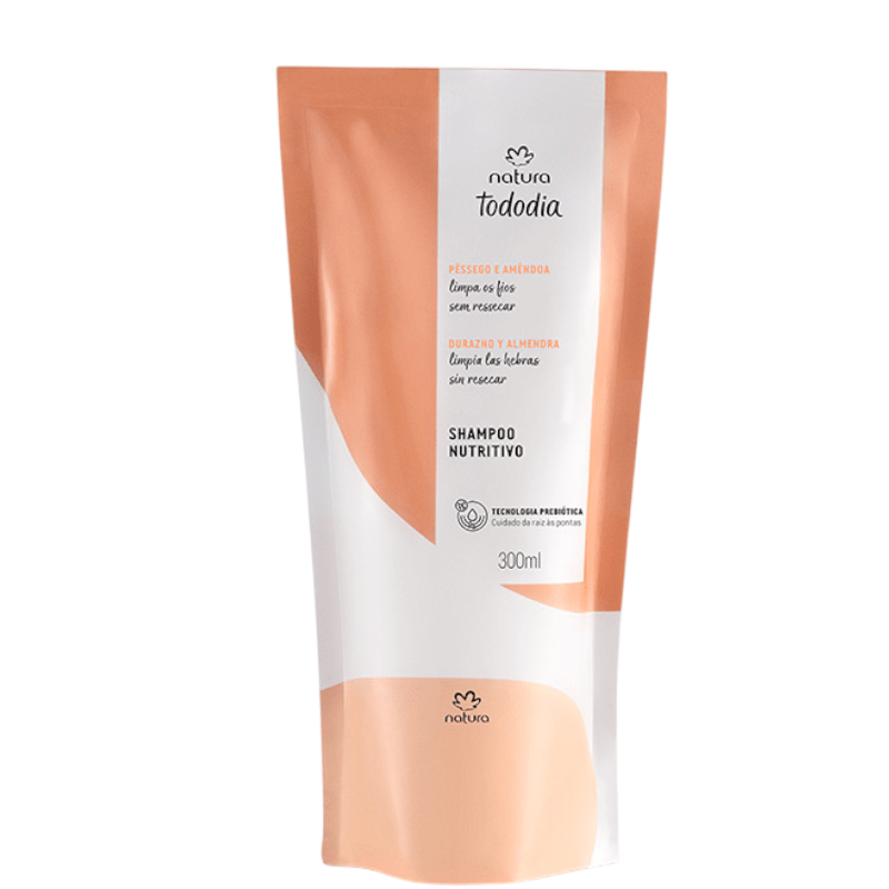 REPUESTO SHAMPOO NUTRITIVO DURAZNO Y ALMENDRA TODODIA 300 ML 0