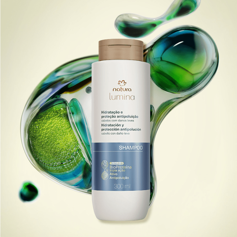 SHAMPOO HIDRATACION Y PROTECCION ANTIPOLUCION LUMINA 300 ML2