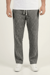 Pantalón de Lino Relax fit black Unisex