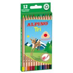 ESTUCHE 12 LAPICES DE COLORES TRI ALPINO