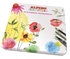 SET DE 36 ACUARELAS ALPINO