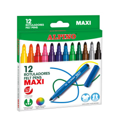 ESTUCHE 12 ROTULADORES MAXI ALPINO