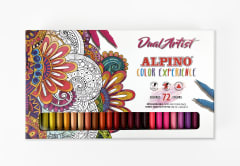 ROTULADORES PARA LETTERING DOBLE PUNTA 72 COLORES ALPINO