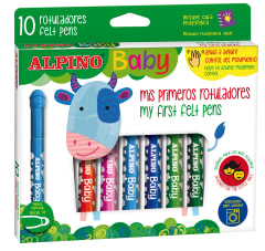 10 ROTULADORES ALPINO BABY