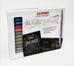 SET METALLIC LETTERING ALPINO