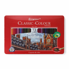 CAJA METALICA 72 LAPICES DE COLORES CLASSIC GIORGIONE