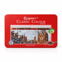 120 LAPICES DE COLORES CAJA METALICA CLASSIC GIORGIONE