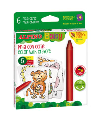SET 6 CRAYONES DE CERA ALPINO BABY