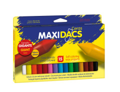 ESTUCHE DE 15 LAPICES DE CERA MAXI ALPINO