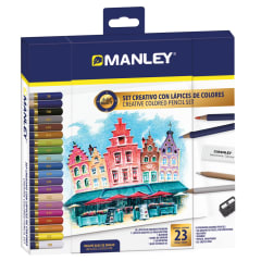 SET CREATIVO 23 PIEZAS MANLEY
