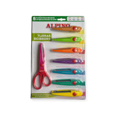 BLISTER TIJERAS 8 FORMAS ALPINO