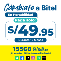 Plan Ilimitado S/ 99.90 - Portabilidad Numérica