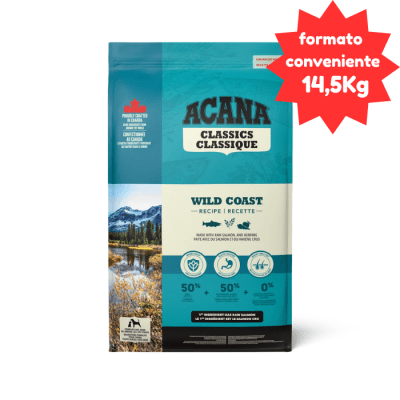 Acana Classics Wild Coast Alimento Seco para Perro Adulto Pescado 14.5 kg1