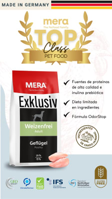 Mera dog adulto weizenfrei Geflugel 15KG.