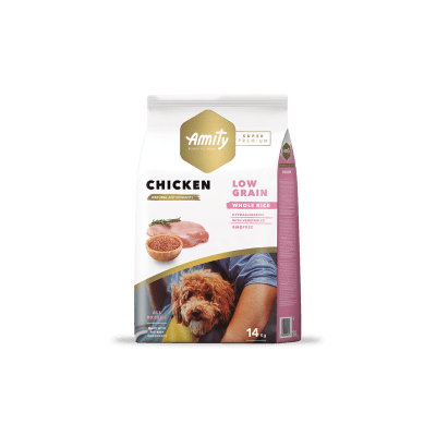 Amity Low grain Chicken 14 Kg.