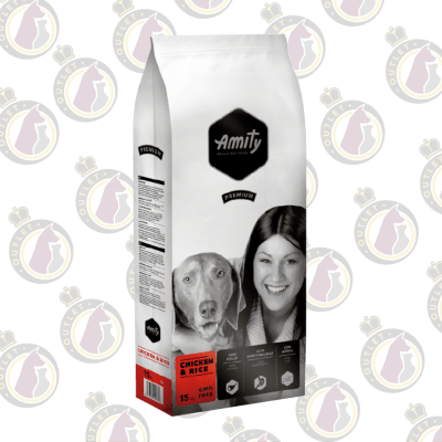 Amity Premium chicken & rice 15 kg.
