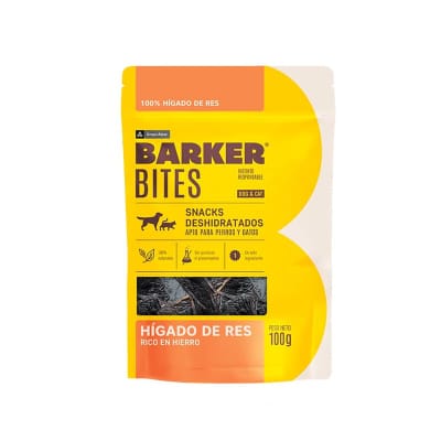 Barker Bites Higado de Res 100g1