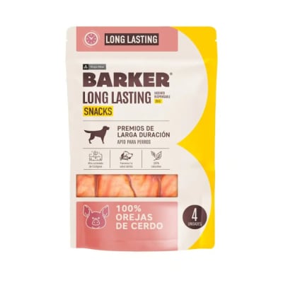 Barker Long Lasting Snacks Orejas de Cerdo 260g (4und)1
