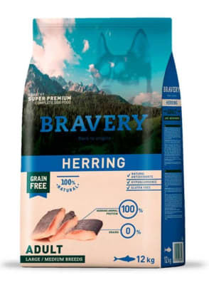 Bravery Adulto Medium-Large Herring 12 Kg1