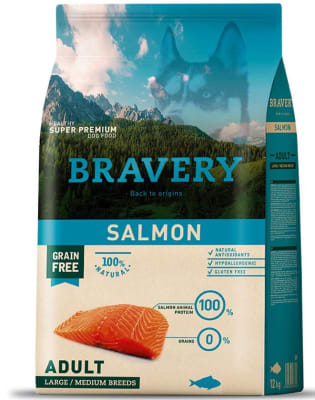 Bravery Adulto Medium-Large Salmón 12 kg