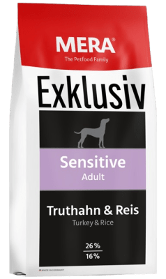 Mera dog exklusiv adulto truthahn & reis 15 kg1