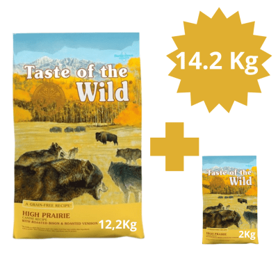 Taste Of The Wild Dog High Prairie Adulto 14,2 Kg. (12.2Kg + 2Kg)1