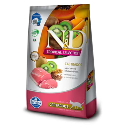 N&D Tropical Cerdo Gato Adulto Castrado 7Kg1