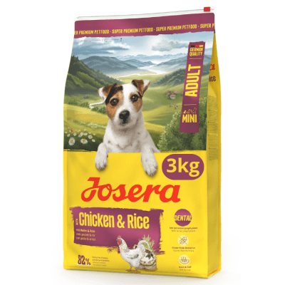 Josera Mini Adulto Chicken & Rice Alimento Seco para Perros 3 kg1