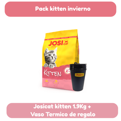Josicat Kitten 1.9Kg + Vaso termico Josera1