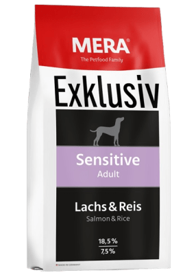 Mera dog Sensitive Adulto Lachs & Reis 15Kg.1