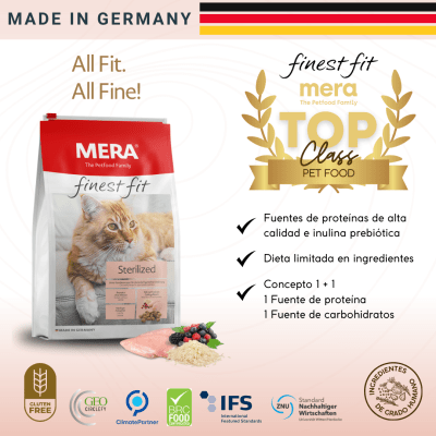 Mera cat Finest Fit Sterilized 10Kg.