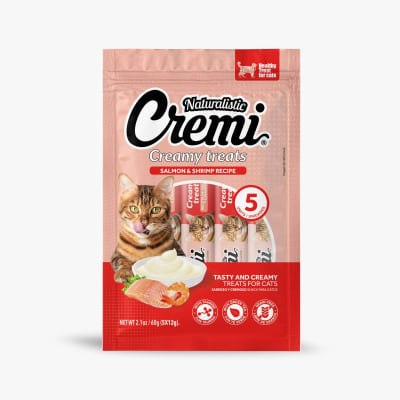 Naturalistic Cremi Salmon y camarón 60g.