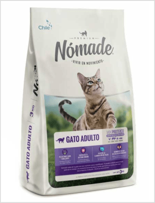 Nomade gato adulto 10 Kg.