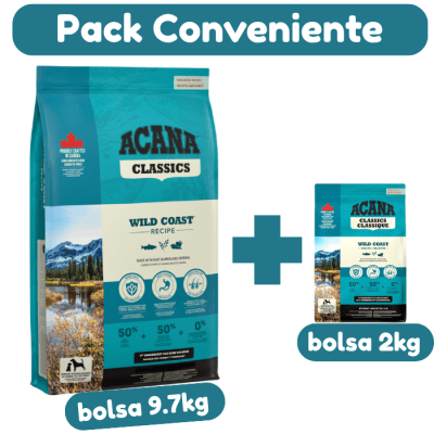 Acana Classic Wild Coast 11.7Kg (9.7kg + 2kg)1