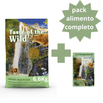 Taste Of The Wild Rocky Mountain 6.6Kg + Pouch Taste Of The Wild Rocky Mountain 85g1