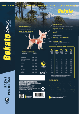 Bokato Senior Raza Pequeña Super Premium 7 Kg